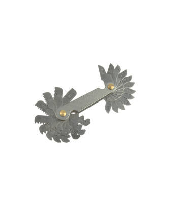 Sriegių matuoklis – sriegiamatis, 24 lapeliai, M0.25–6mm (100/200)