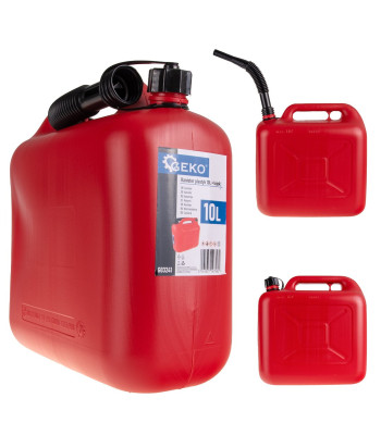 PL plastikinis kanistras su piltuvu, 10L