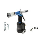 Pneumatinis kniediklis su automatiniu kniedžių įsiurbimu, 2,4–6,4 mm (10)