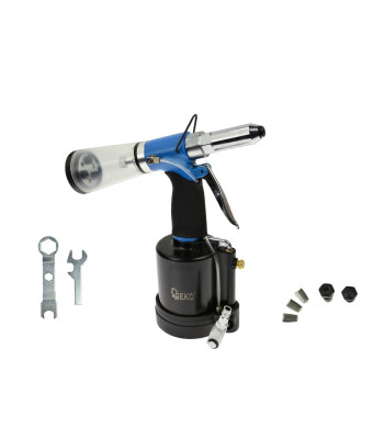 Pneumatinis kniediklis su automatiniu kniedžių įsiurbimu, 2,4–6,4 mm (10)