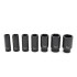Ilgų smūginių galvučių rinkinys, 16 vnt. (5), 1/2", 10-32mm