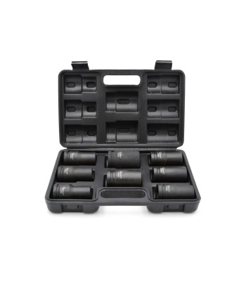 Smūginių galvučių rinkinys, 8 dalių, 3/4", 17–32 mm