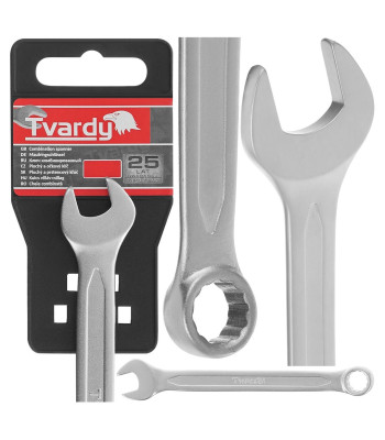 TVARDY satininis kombinuotasis veržliaraktis, CRV, CS DIN3113A(10/250), 10 mm