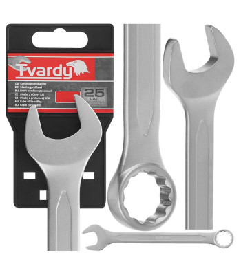 Satininis kombinuotas veržliaraktis TVARDY CRV – CS DIN3113A (5/30), 26 mm