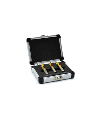 Taškinio suvirinimo grąžtų rinkinys HSSCo, 3 vnt. (40) – 6,5 mm, 8 mm, 10 mm