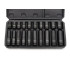 Smūginių galvučių rinkinys, ilgos ir trumpos, 20 vnt. (10), 1/2", 10–19 mm