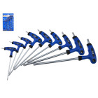 Torx atsuktuvų rinkinys T tipo, 9 vnt. T10–T50