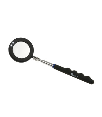 Teleskopinis apžiūros veidrodėlis su LED lemputėmis, 280–870 mm (72)