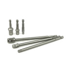Adapterių rinkinys lizdinėms galvutėms, HEX, 6 vnt. (50), 1/4″, 3/8″, 1/2″
