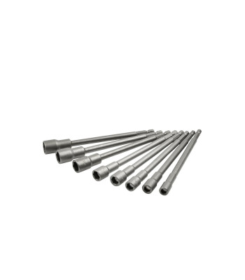 Magnetinių galvučių rinkinys atsuktuvui, 8 vnt., 6–13 mm, 150 mm