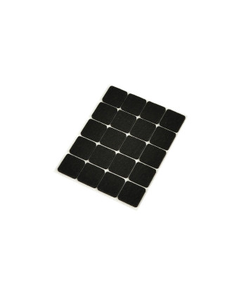 Stačiakampės lipnios veltinio apsaugėlės baldams, 20 vnt., 20x20 mm (25/250)