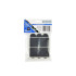 Veltinės baldų apsaugos – juodos, lipnios, 28 vnt., 25 mm, 25x25 mm, 40x40 mm (25/250)