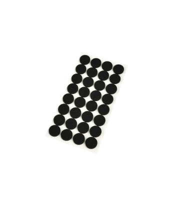 Apvalios lipnios veltinio pagalvėlės baldams – 17 mm, 32 vnt. (25/250)