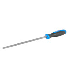 Apvali metalo dildė–šiurkštiklis 200 mm (10/100)