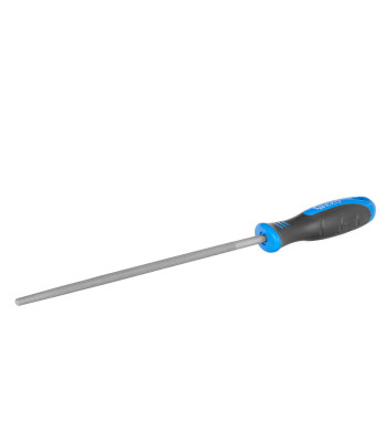 Apvali metalo dildė–šiurkštiklis 200 mm (10/100)