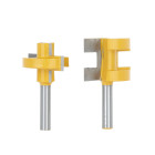 Frezos įlaidinėms jungtims, 2 vnt. – 8 mm (5/50), 38 mm, 11 x 11 mm