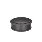 Laisvai pastatomas durų atmušas, juodas matinis, 103 mm x 45 mm