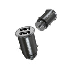 Mini automobilinis įkroviklis su greitojo įkrovimo funkcija 24W 4,8A, Keltin CC316-2A 40x20mm