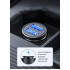 Mini automobilinis įkroviklis su greitojo įkrovimo funkcija 24W 4,8A, Keltin CC316-2A 40x20mm