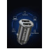 Mini automobilinis įkroviklis su greitojo įkrovimo funkcija 24W 4,8A, Keltin CC316-2A 40x20mm