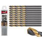 Juodai auksinis HSS grąžtas metalui (10/100/1000), 4.10mm