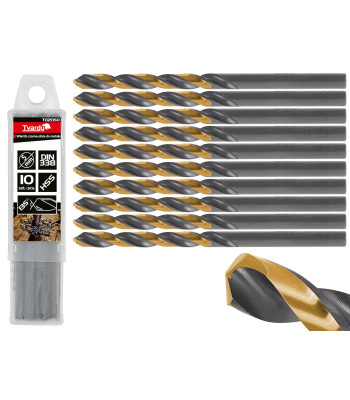 Juodai auksinis metalo grąžtas HSS, 5.00mm (10/100/1000)