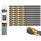 Juodai auksinis HSS metalui skirtas grąžtas 6.00mm (10/100/1000)