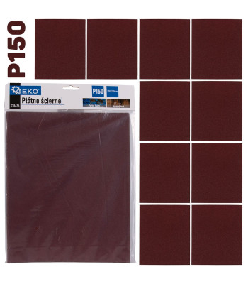 Šlifavimo drobė – lapas P150 (10/500), 230 x 280 mm