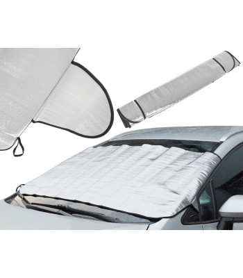 Automobilio priekinio stiklo apsauginis kilimėlis nuo šalčio su auselėmis 150x70cm