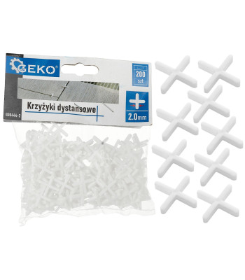 PL plytelių tarpų kryželiai, 200 szt., 2 mm