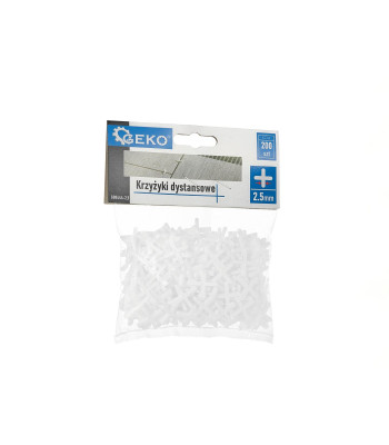 Kryžminiai tarpikliai plytelėms PL, 200 vnt., 2,5 mm