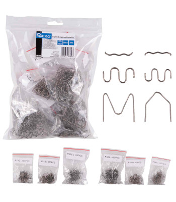 Plastiko suvirinimo aparato kabės, 600 vnt., RS16–RS46