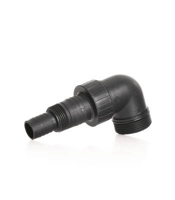 Plastikinė alkūnė-jungtis siurbliui, 1", 1-1/4", 1-1/2"