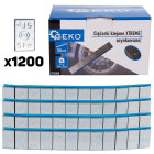 Klijuojami ratų balansavimo svareliai, cinkuoti, 100 juostelių – Geko XTREME 12x5g (6kg)