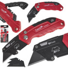 Sulankstomas peilis su trapeciniu ašmeniu TVARDY FASTFOLD SK2H 60x19x0.6mm (10/60)