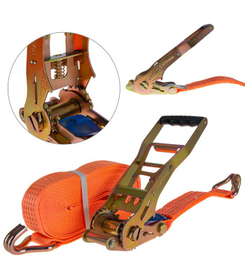 Transportavimo diržas su ERGO reketu, Geko 10m/5T/50mm