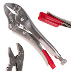 Morse tipo fiksuojamosios replės – tiesūs nasrai, CrV, 6/48, 250 mm