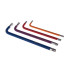 Spalvotų Torx raktų rinkinys, 9 vnt., CrV (6/48), T10–T50