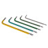 Spalvotų Torx raktų rinkinys, 9 vnt., CrV (6/48), T10–T50