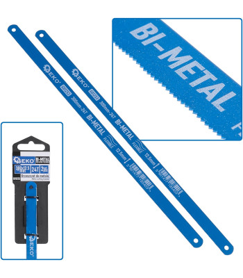 Pjūklo geležtė metalui, 2 vnt. – BI-METAL 300x12.5mm 24T (20/200)