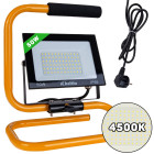 LED SMD prožektorius su statybiniu stovu ir laidu – 50W, 4500K