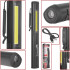 Inspekcinė dirbtuvių lempa su magnetu Tvardy, LED COB, 5W + 3W, UV lazeris, 800mAh, 400lm, IP44