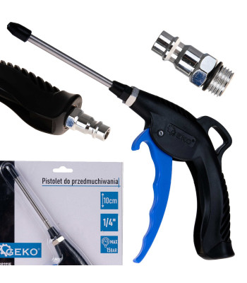 Pneumatinis nupūtimo pistoletas su greitąja jungtimi 1/4" 10 cm