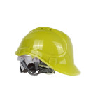 Apsauginis statybinis BHP šalmas, reguliuojamas, geltonas, 53–62 cm