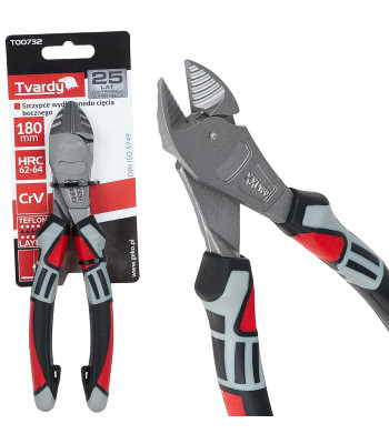 Pailgosios šoninio pjovimo replės CrV, (6/60), 180mm