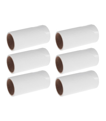 Drabužių valymo volelio įdėklų rinkinys, 6 vnt. GH01-001, 10 cm x 60 lapelių