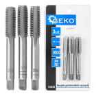 Rankinių sriegiklių komplektas, HSS, DIN 352, 3 vnt., M10 x 1,5 mm
