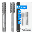 Rankinių smulkiojo sriegio sriegiklių komplektas HSS, 2 vnt. DIN 2181, M10 x 0,75 mm