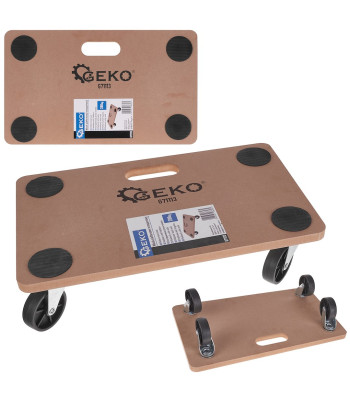 Platforminis transportavimo vežimėlis GEKO, 200 kg, 490x290 mm