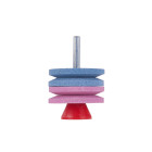 Dvigubas vejapjovių peilių galąstuvas grąžtui ir suktuvui HEX 2x53mm